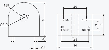 TR0108-2B Current Transformer Used for Common Protection TR0108-2B Current Transformer Used for Common Protection